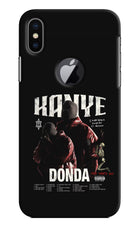 Donda Kanye West iPhone X Logocut Hard Case Back Cover by Casekaro