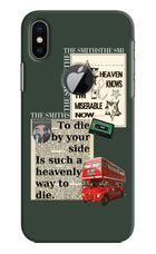 The Smiths iPhone X Logocut Hard Case Back Cover by Casekaro