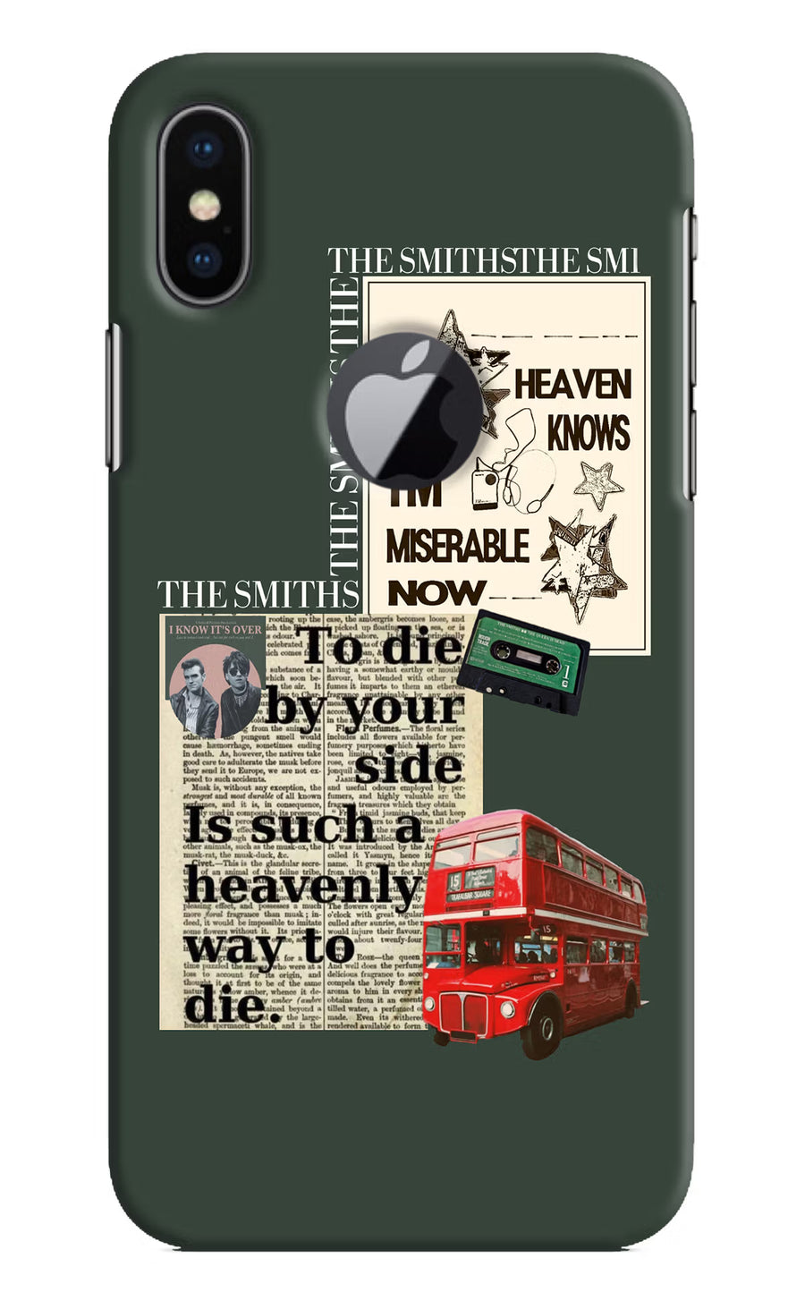 The Smiths iPhone X Logocut Back Cover, Hard case