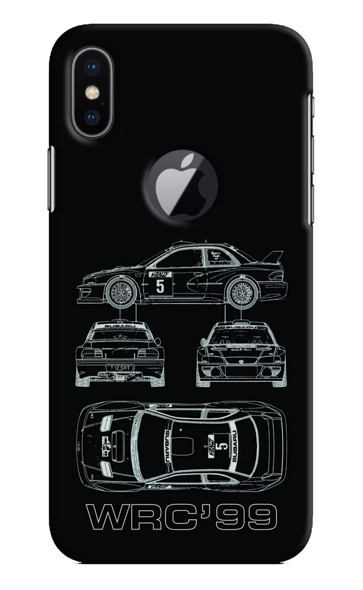 WRC'99 iPhone X Logocut Hard Case Back Cover by Casekaro