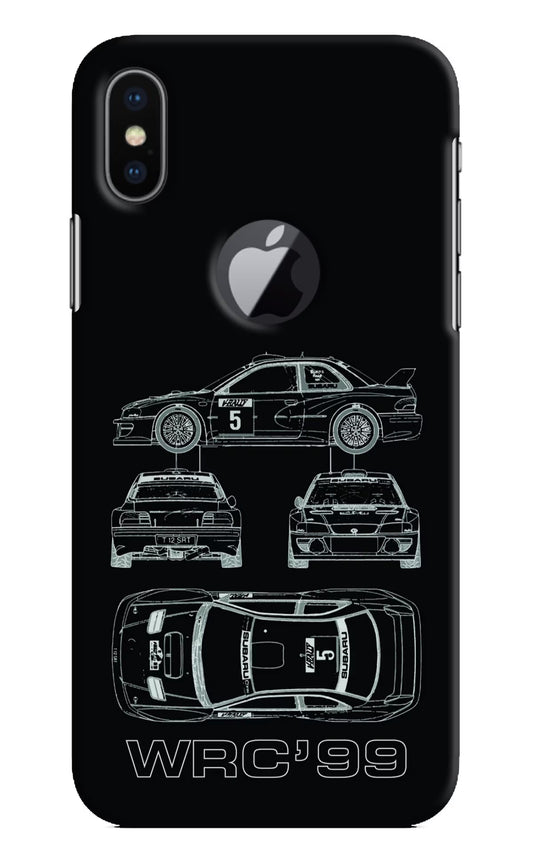 WRC'99 iPhone X Logocut Hard Case Back Cover by Casekaro