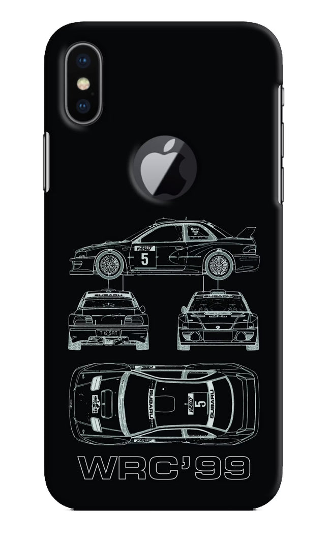 WRC'99 iPhone X Logocut Hard Case Back Cover by Casekaro