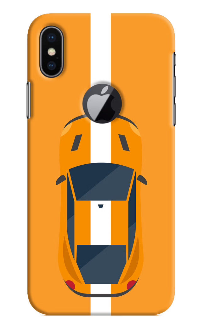 Highway Pursuit iPhone X Logocut Hard Case Back Cover by Casekaro