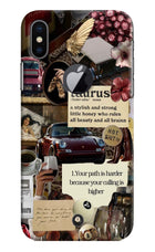 Taurus Zodiac iPhone X Logocut Hard Case Back Cover by Casekaro