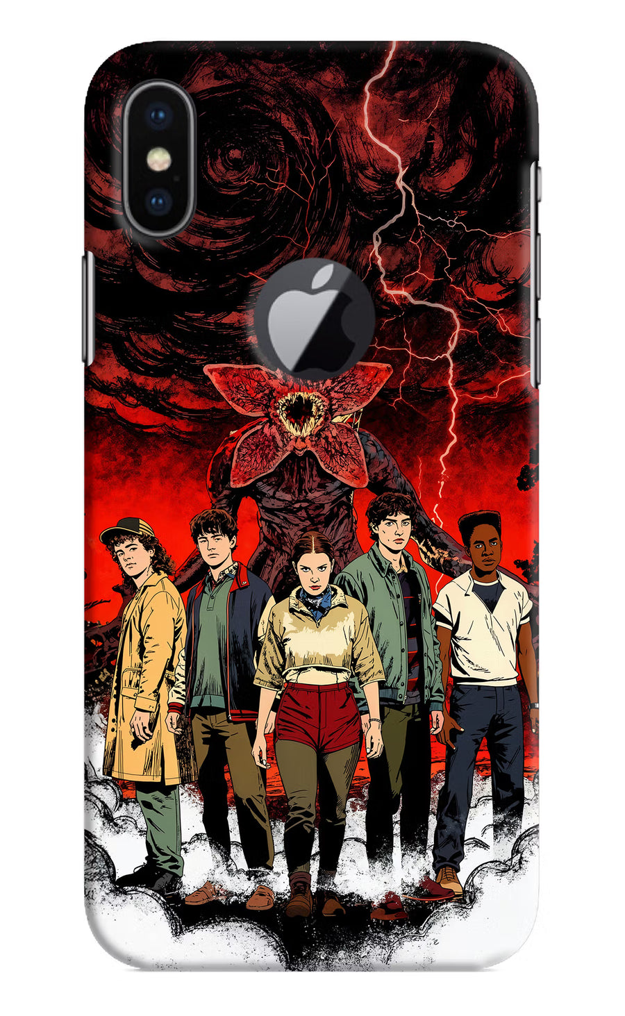 Ordinary Things Characters iPhone X Logocut Back Cover, Hard case