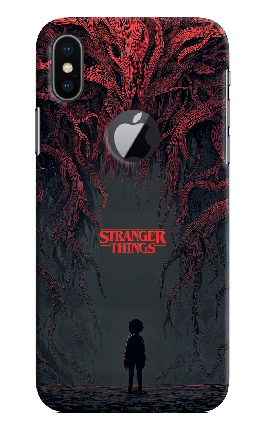 Ordinary Things Dark Side iPhone X Logocut Back Cover, Hard case