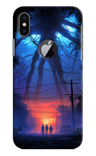 Ordinary Things Shadow iPhone X Logocut Hard Case Back Cover by Casekaro