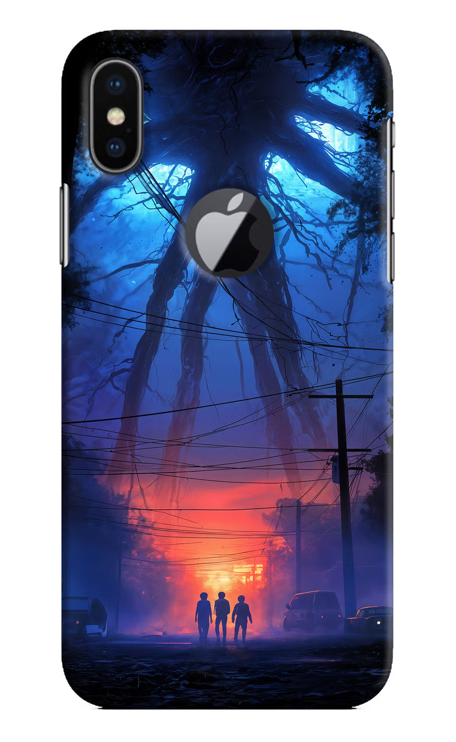 Ordinary Things Shadow iPhone X Logocut Back Cover, Hard case