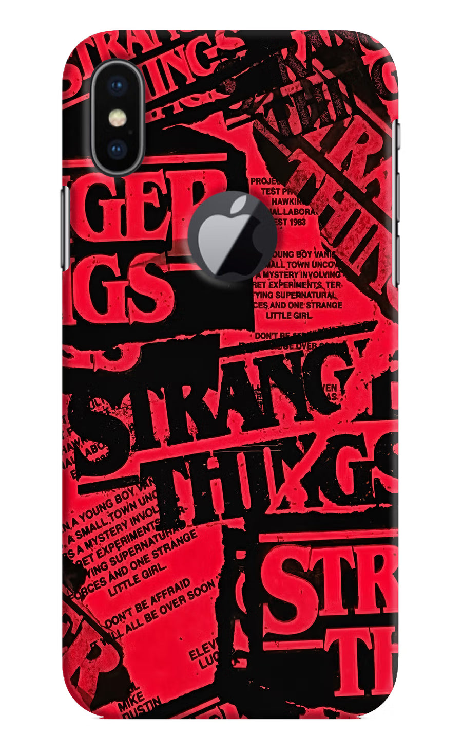 Ordinary Things iPhone X Logocut Back Cover, Hard case