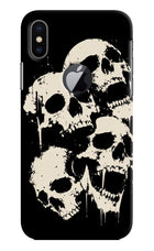 Dead Stack iPhone X Logocut Hard Case Back Cover by Casekaro