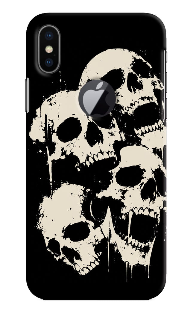 Dead Stack iPhone X Logocut Hard Case Back Cover by Casekaro