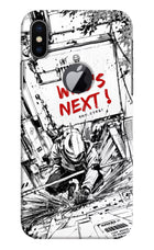 Who's Next iPhone X Logocut Hard Case Back Cover by Casekaro