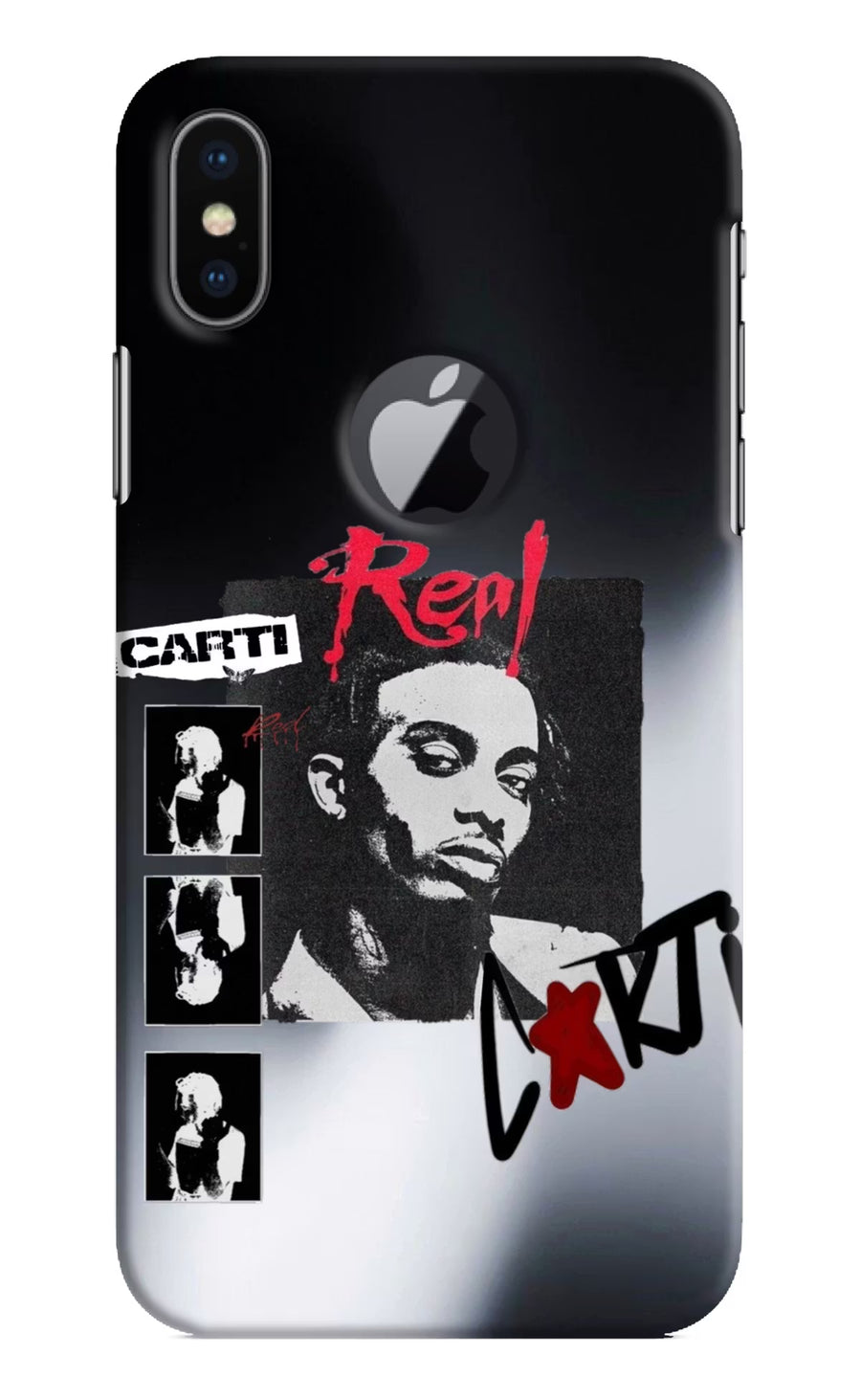 Playboi Carti iPhone X Logocut Back Cover, Hard case