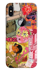 Funkover iPhone X Logocut Hard Case Back Cover by Casekaro