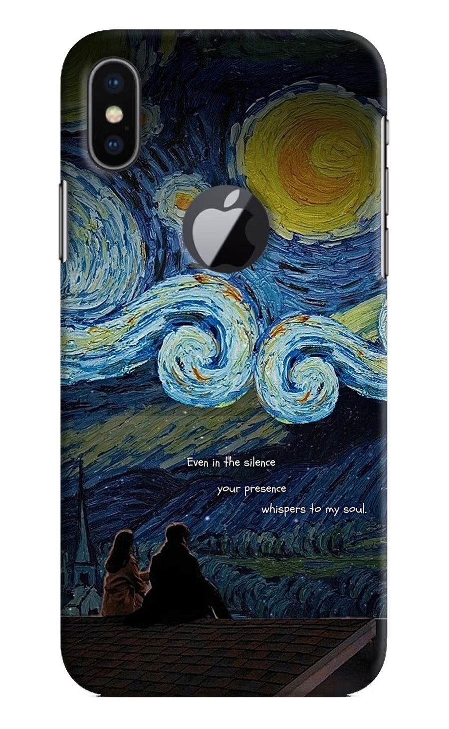 Softcore iPhone X Logocut Back Cover, Hard case