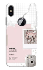 Pantone Asthetic iPhone X Logocut Hard Case Back Cover by Casekaro