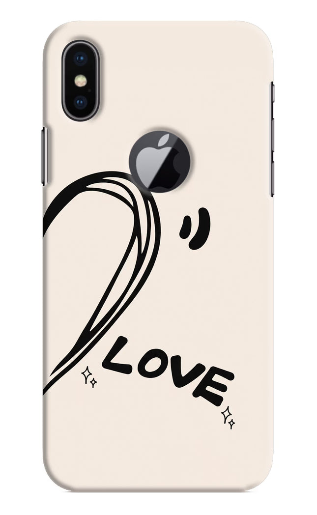 Soul Line iPhone X Logocut Hard Case Back Cover by Casekaro