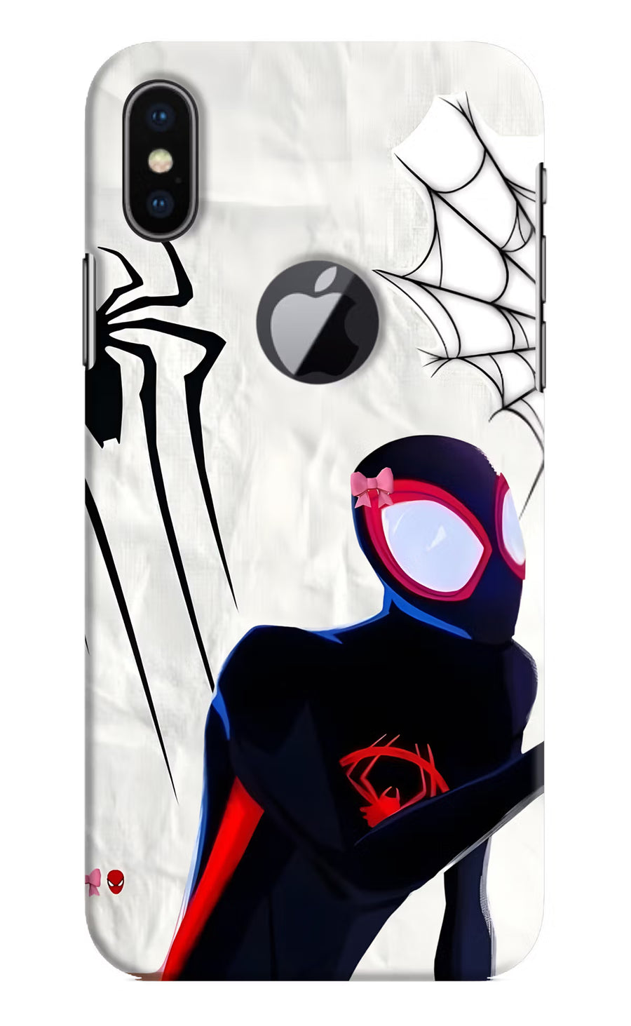 Miles Verse iPhone X Logocut Back Cover, Hard case