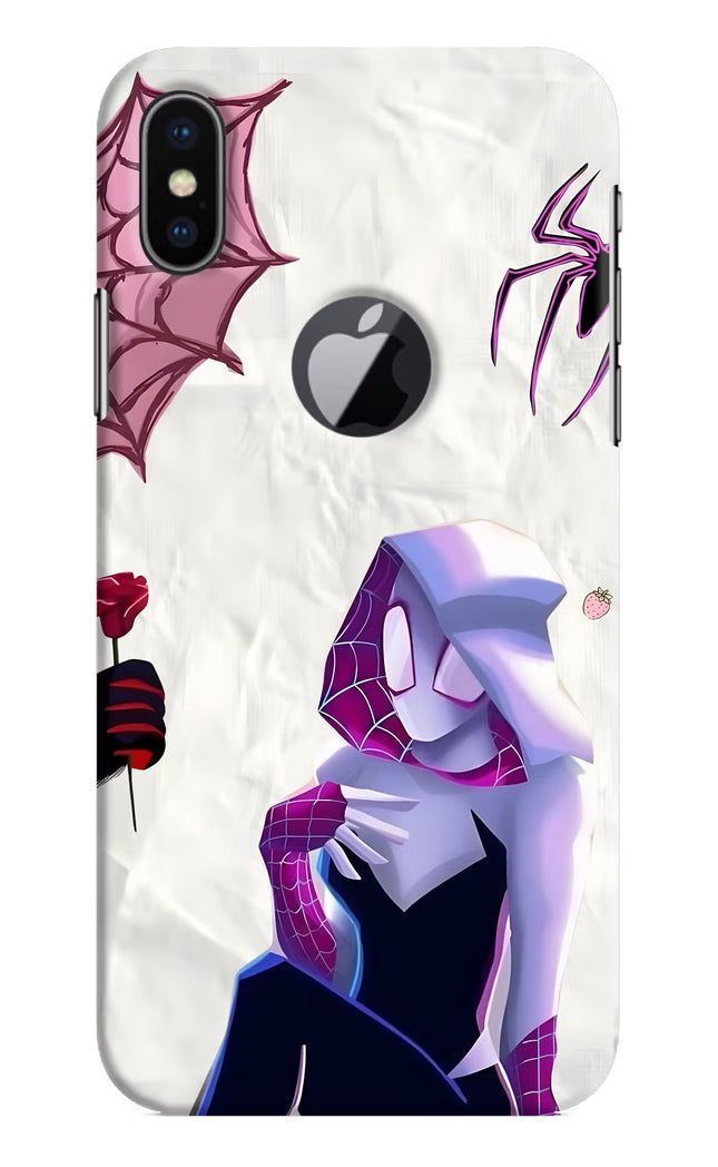 Gwen Verse iPhone X Logocut Hard Case Back Cover by Casekaro