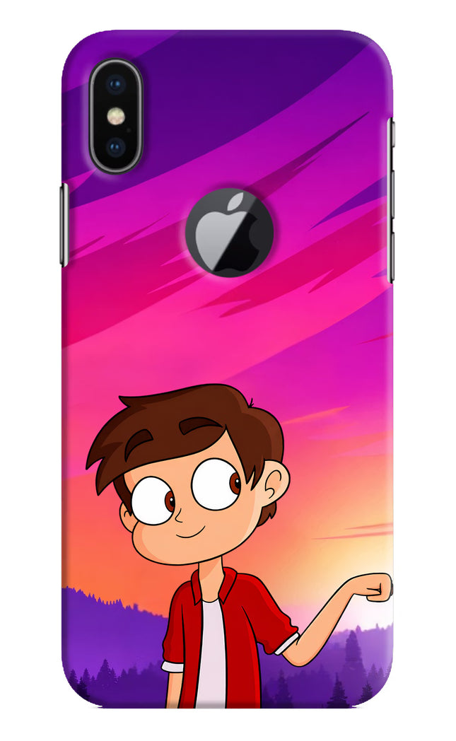 Marco Sunset iPhone X Logocut Hard Case Back Cover by Casekaro