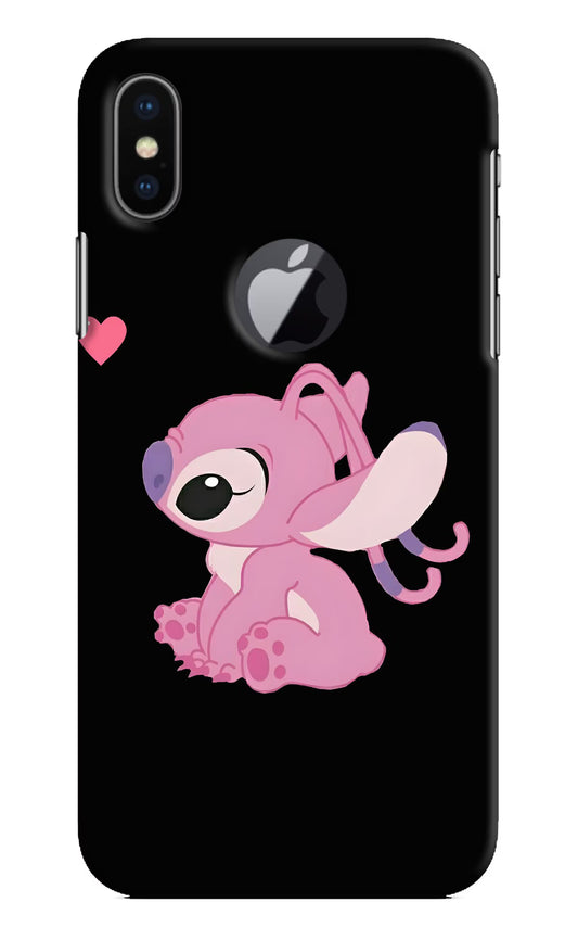 Angel Crush iPhone X Logocut Hard Case Back Cover by Casekaro