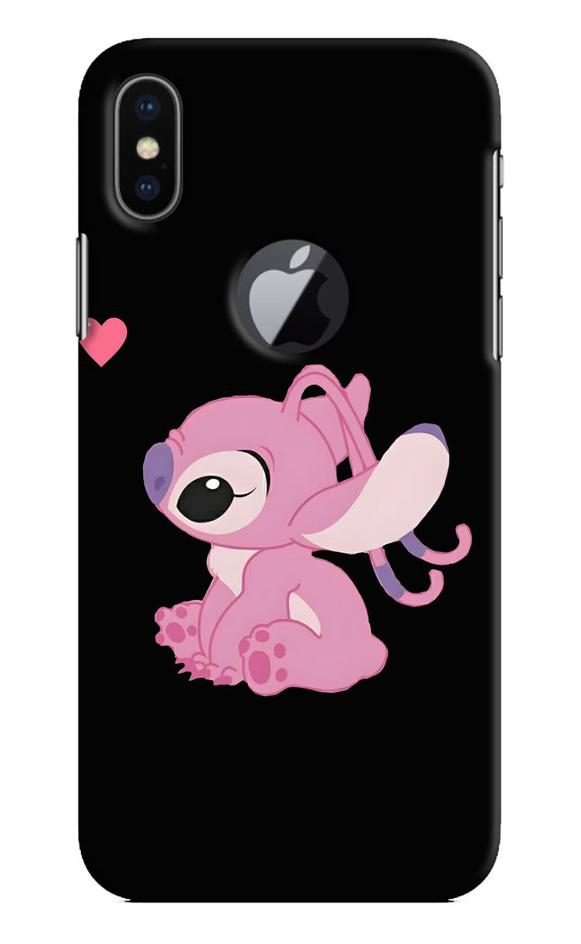Angel Crush iPhone X Logocut Hard Case Back Cover by Casekaro