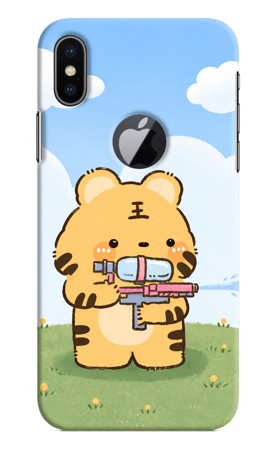Tiger Treat iPhone X Logocut Back Cover, Hard case