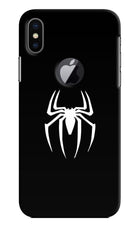 Miles Symbol iPhone X Logocut Hard Case Back Cover by Casekaro