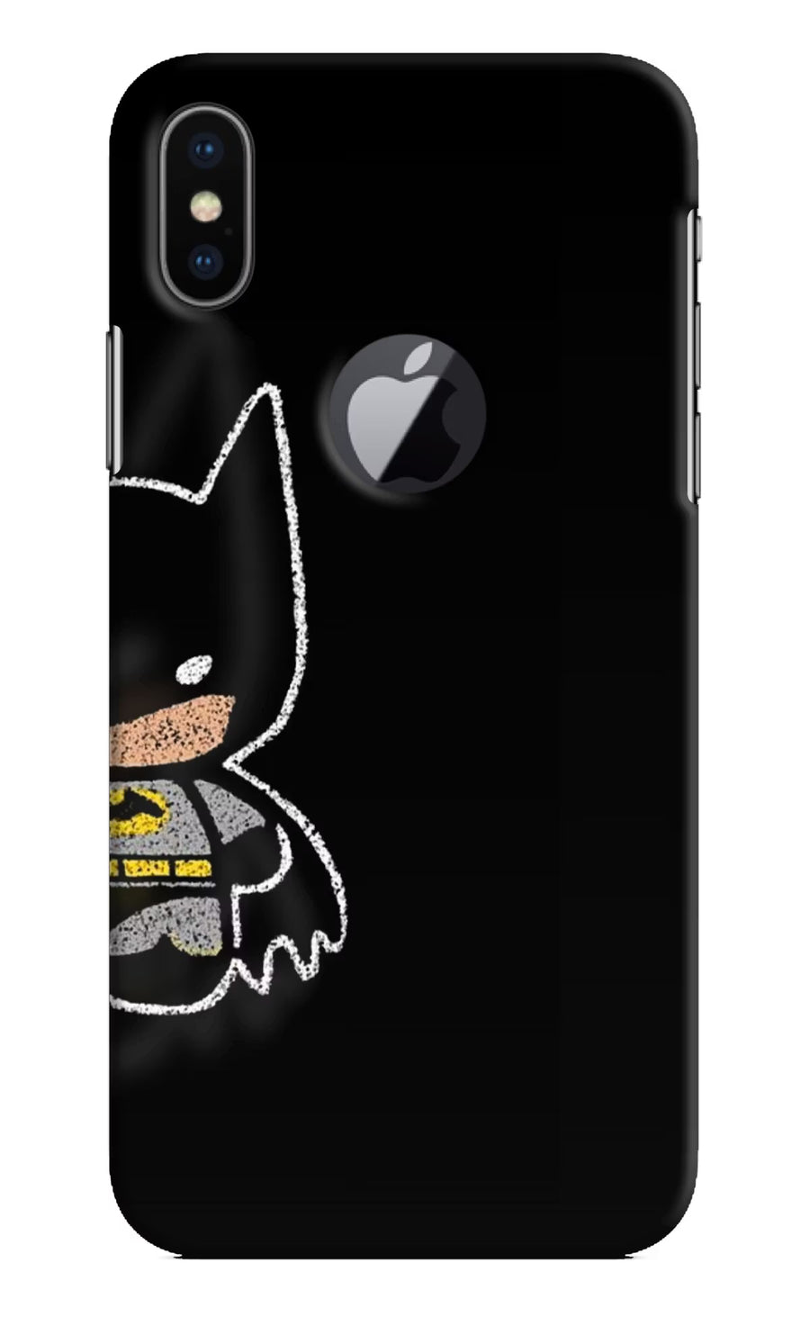 Bat Kitty iPhone X Logocut Back Cover, Hard case