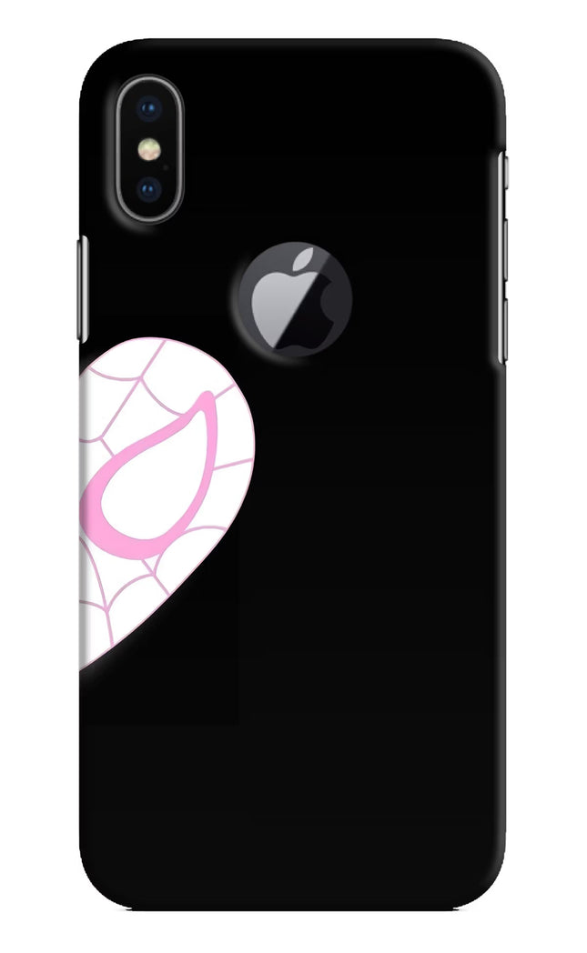Gwen Mask iPhone X Logocut Hard Case Back Cover by Casekaro
