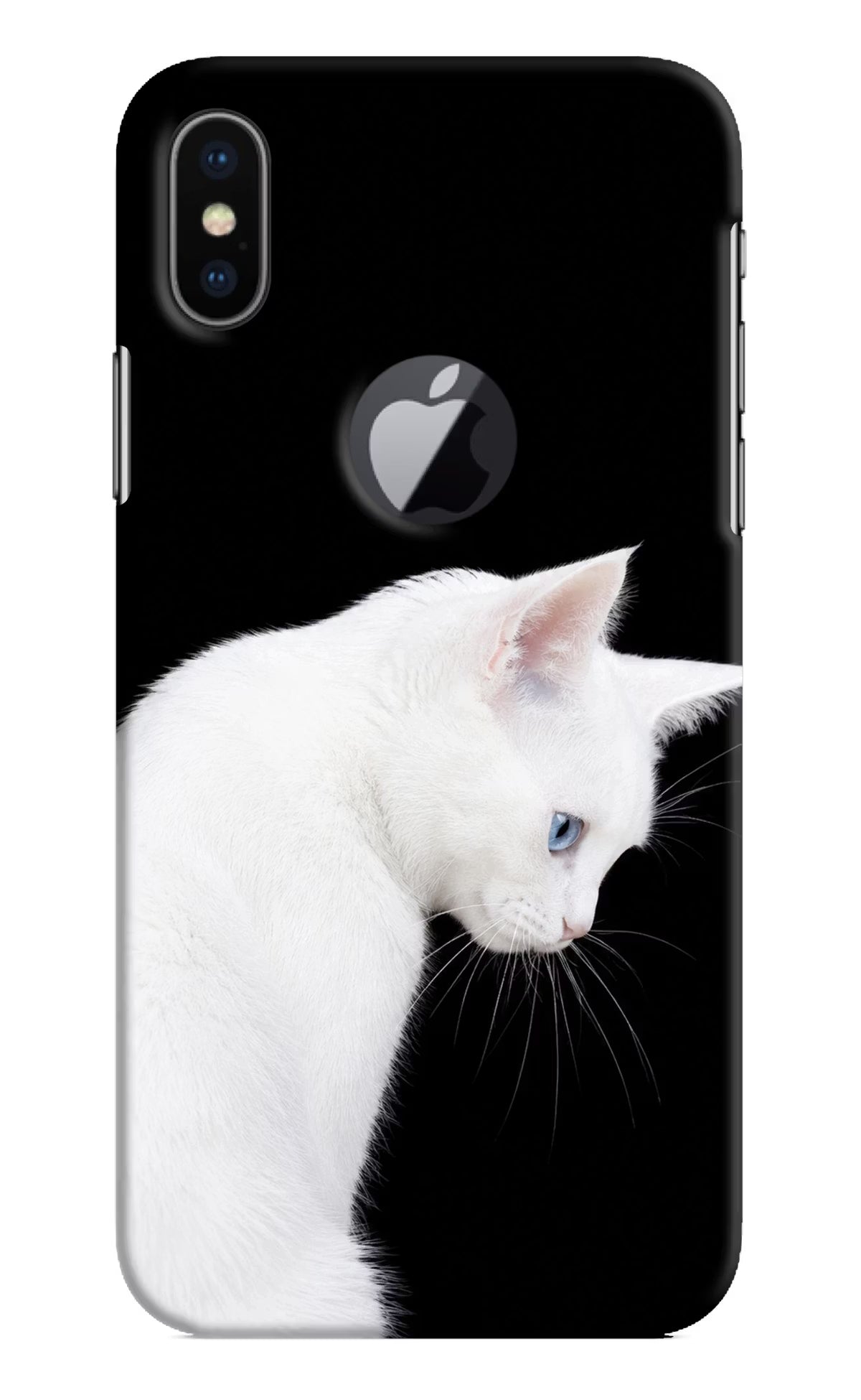 Snow Gaze iPhone X Logocut Back Cover