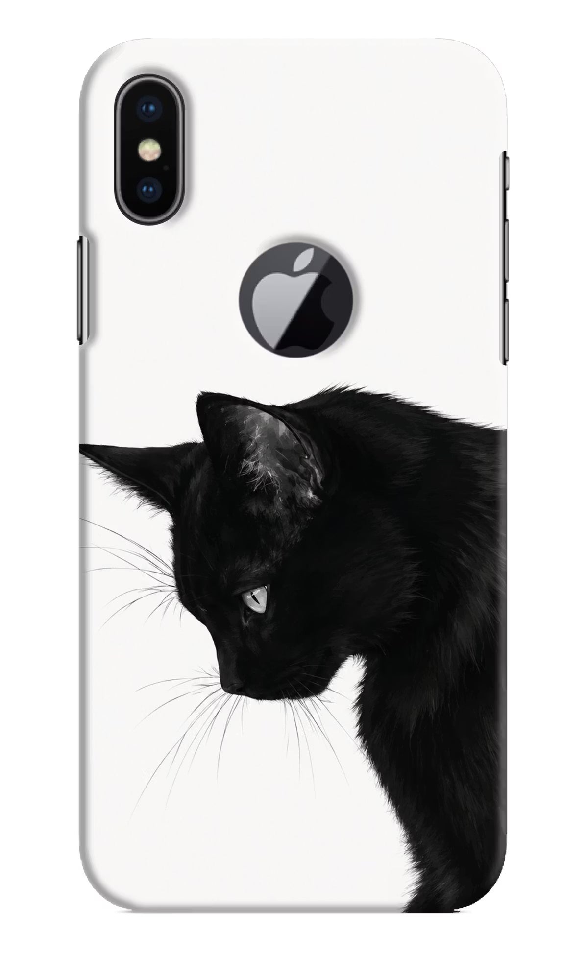 Shadow Gaze iPhone X Logocut Back Cover