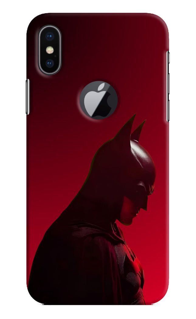 Dark Knight iPhone X Logocut Hard Case Back Cover by Casekaro