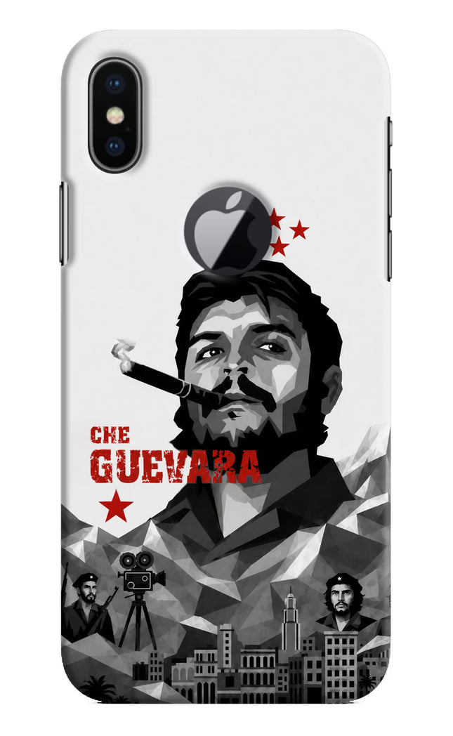 Che Guevara Iconic iPhone X Logocut Hard Case Back Cover by Casekaro