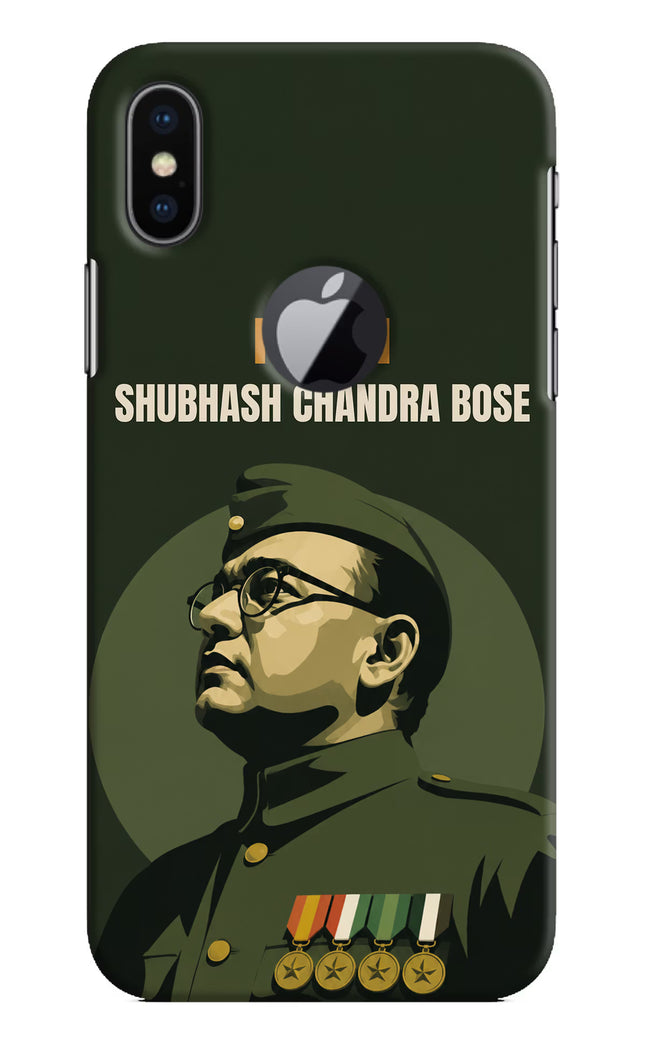 Netaji Legacy iPhone X Logocut Hard Case Back Cover by Casekaro