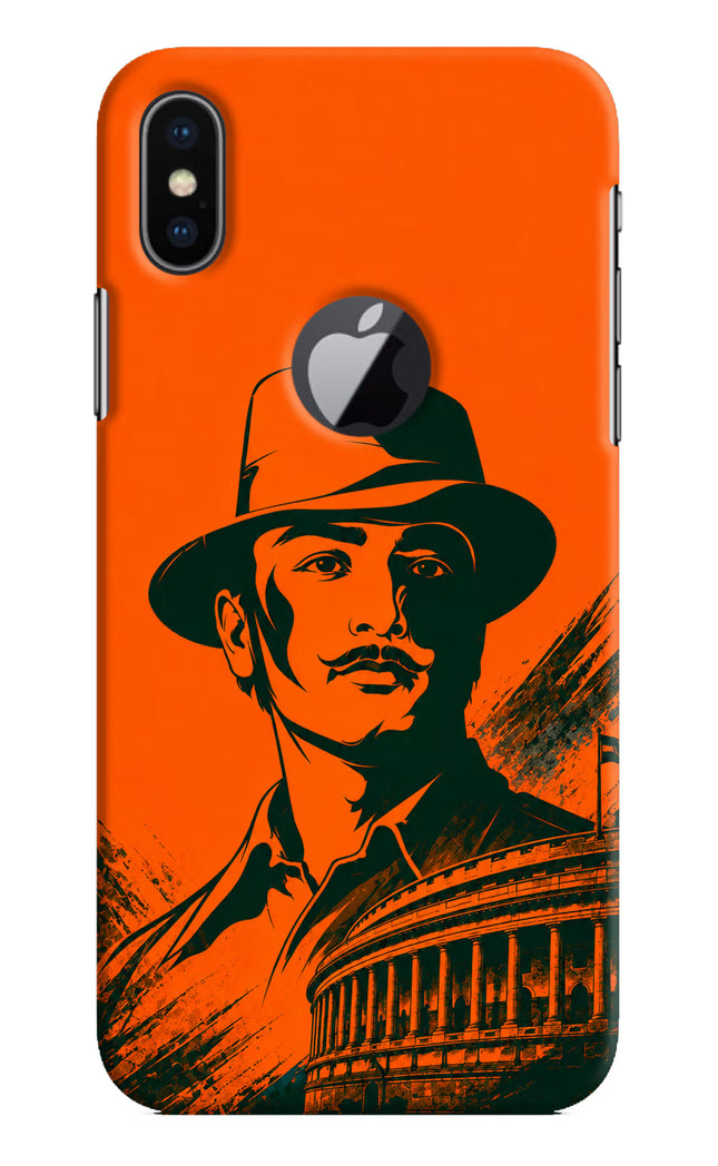 Bhagat Singh Legacy iPhone X Logocut Hard Case Back Cover by Casekaro