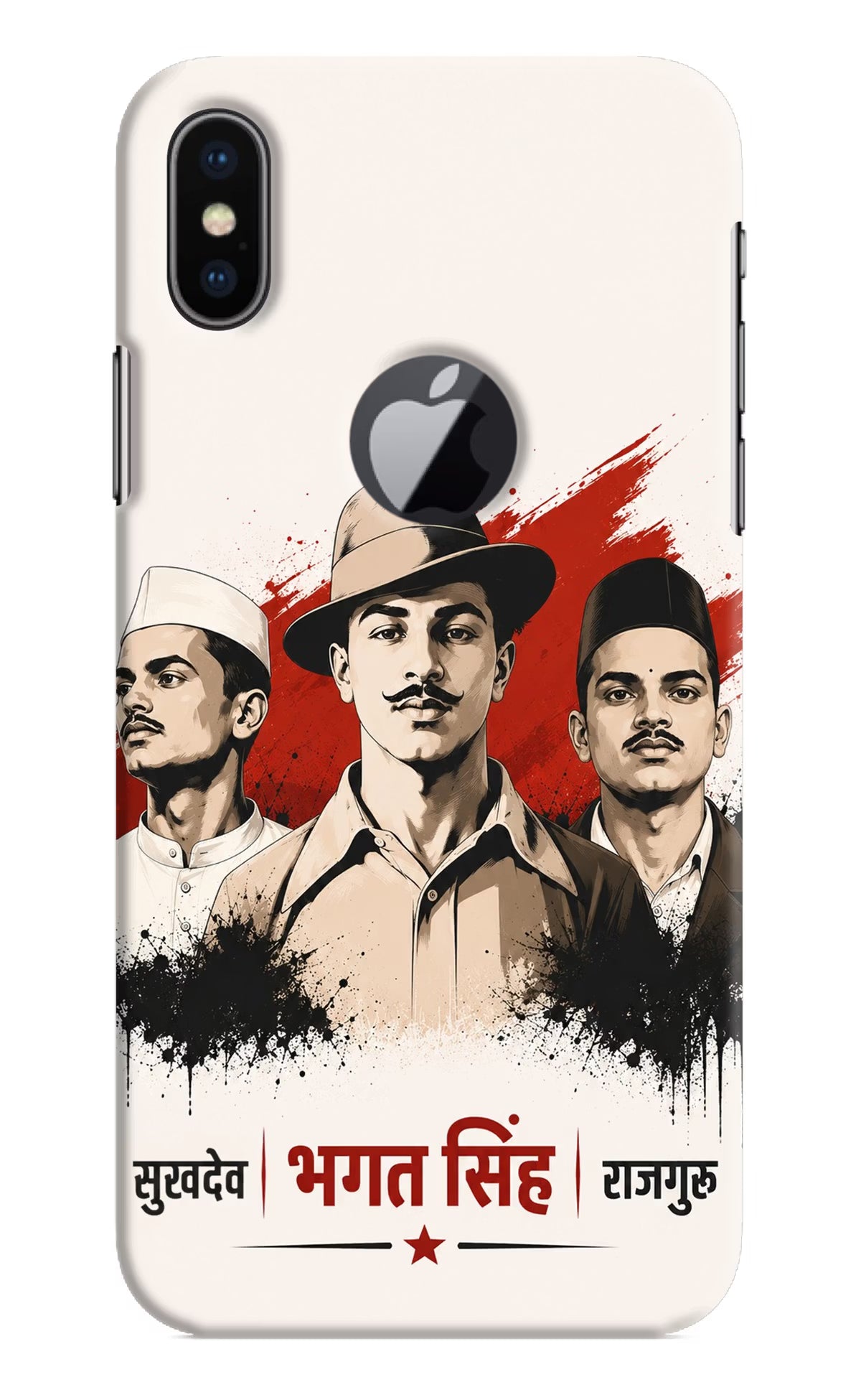 Sardar Patel Iron Will iPhone X Logocut Back Cover