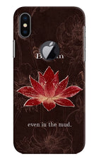 Bloom iPhone X Logocut Back Cover