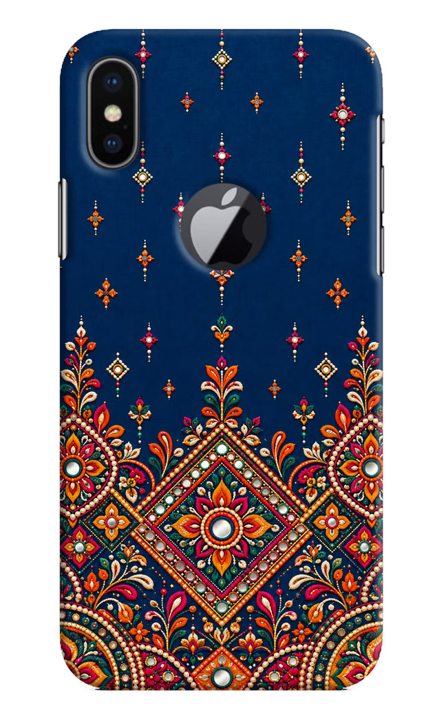 Neel Noor iPhone X Logocut Hard Case Back Cover by Casekaro