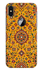 Sunlit Aura iPhone X Logocut Hard Case Back Cover by Casekaro