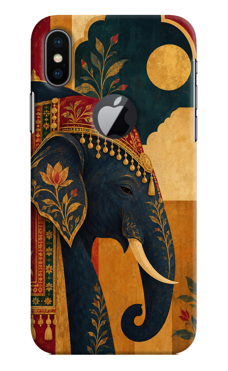 Royal Elephant iPhone X Logocut Back Cover, Hard case