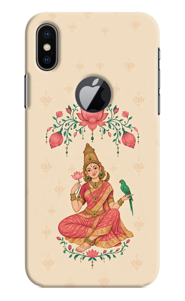 Goddess Lakshmi iPhone X Logocut Hard Case Back Cover by Casekaro