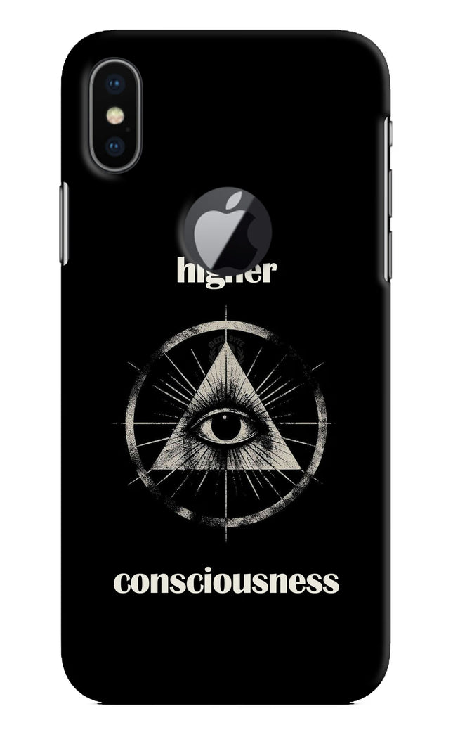Illuminati Eye iPhone X Logocut Hard Case Back Cover by Casekaro
