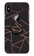Geometric Pattern iPhone X Logocut Pop Case by Casekaro