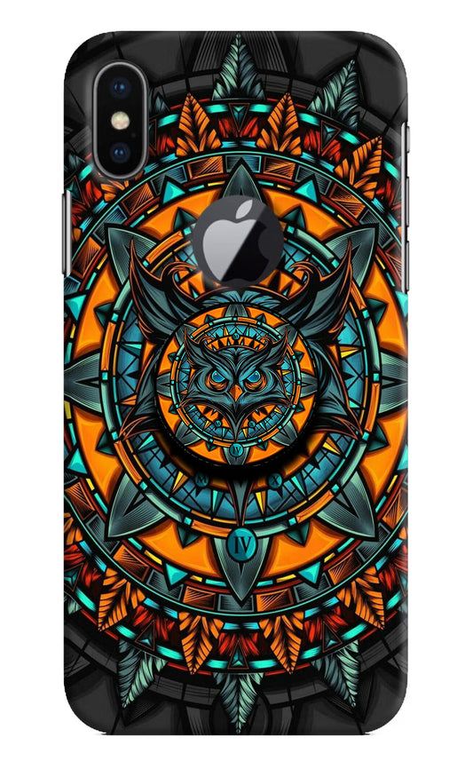 Angry Owl iPhone X Logocut Pop Case by Casekaro