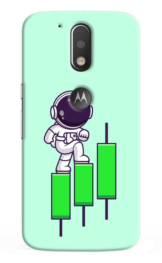 Astronaut Trader Moto G4/G4 plus logocut Hard Case Back Cover by Casekaro