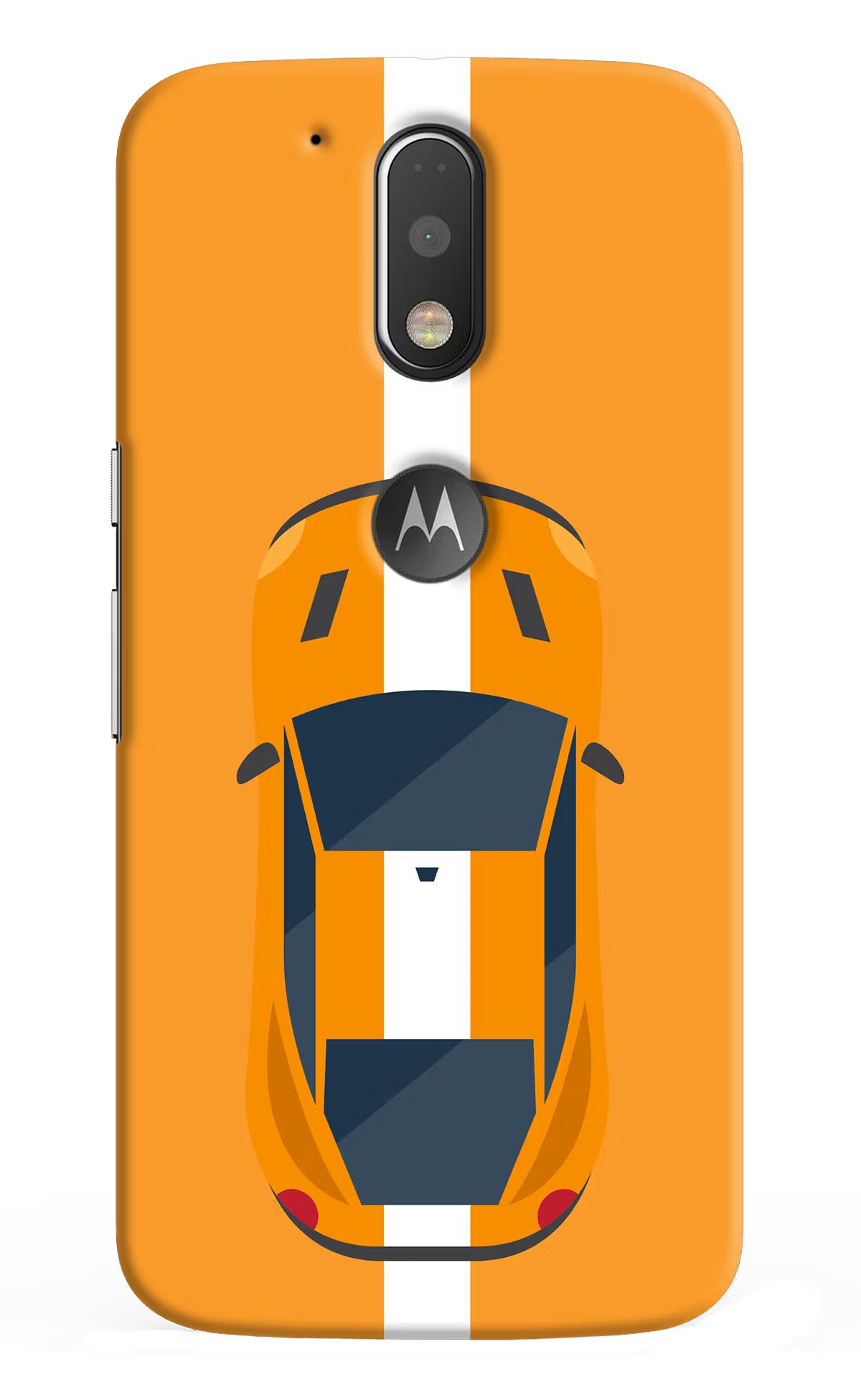 Highway Pursuit Moto G4/G4 plus logocut Hard Case Back Cover by Casekaro