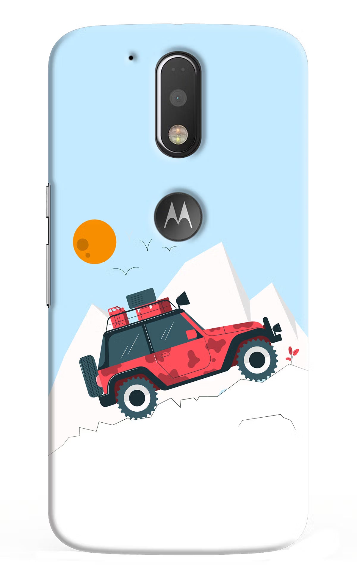 Mountain Trail Beast Moto G4/G4 plus logocut Hard Case Back Cover by Casekaro