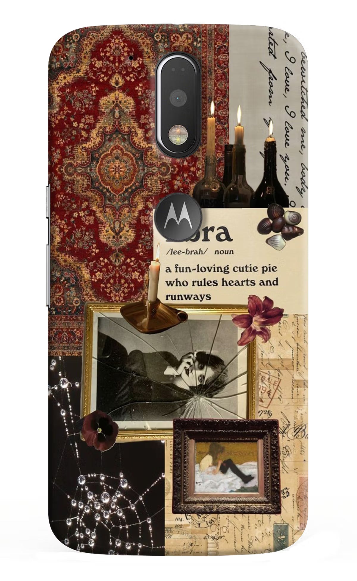 Libra Zodiac Moto G4/G4 plus logocut Hard Case Back Cover by Casekaro