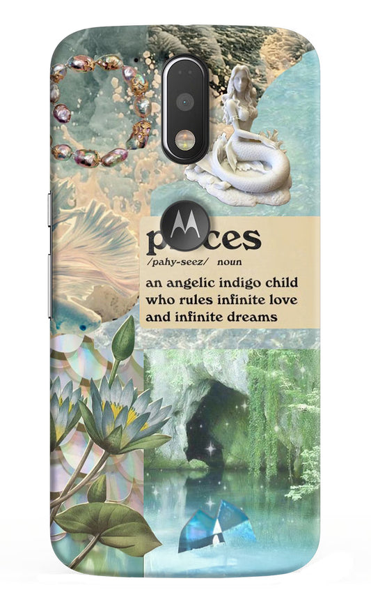 Pisces Zodiac Moto G4/G4 plus logocut Hard Case Back Cover by Casekaro